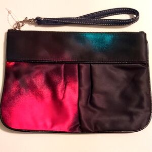 Tie dye clutch/makeup bag